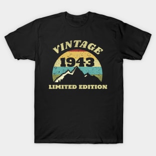 Vintage 1943 Limited Edition Funny T-Shirt